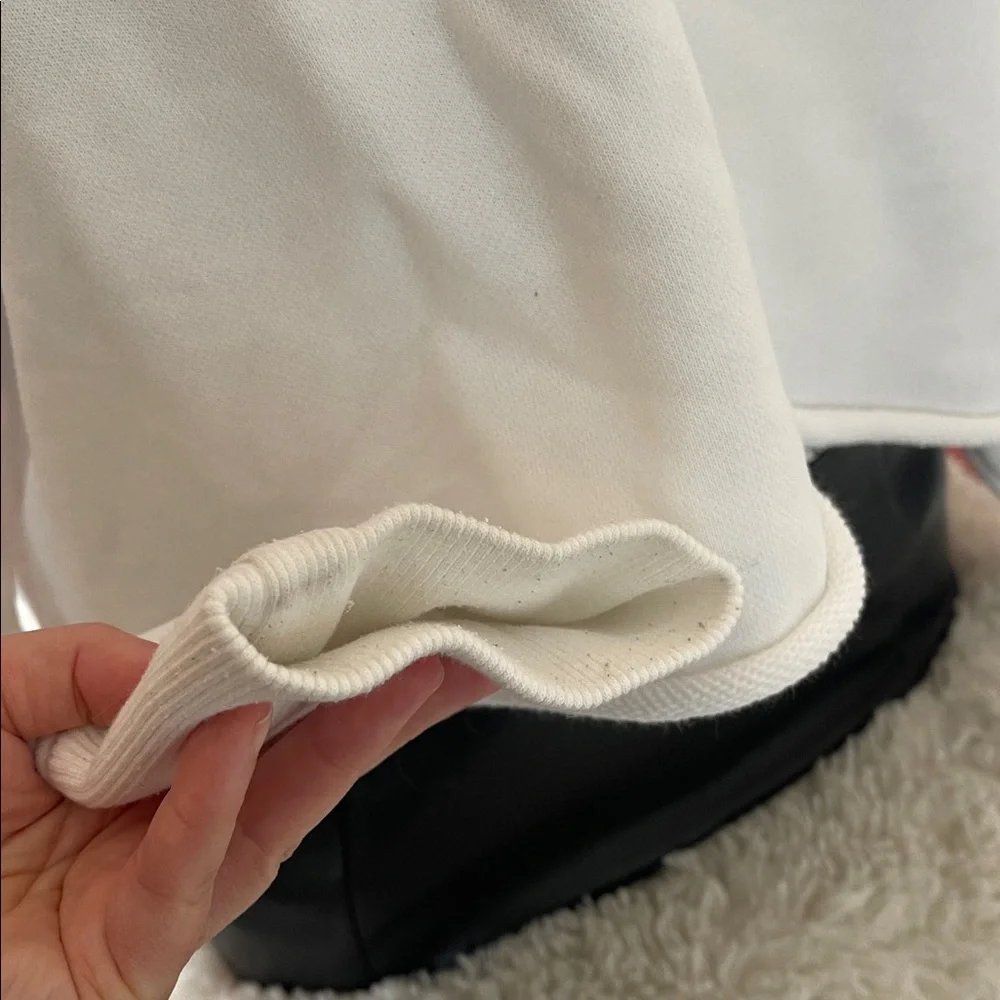 LG White Hoodie with Black Drawstrings - Picture 9 of 12